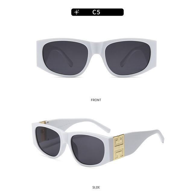 Rectangle Frame Brand Fashion Sunglasses