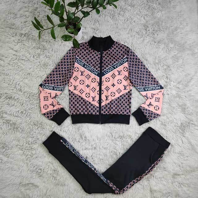 Printed Long Sleeve Tracksuit Set