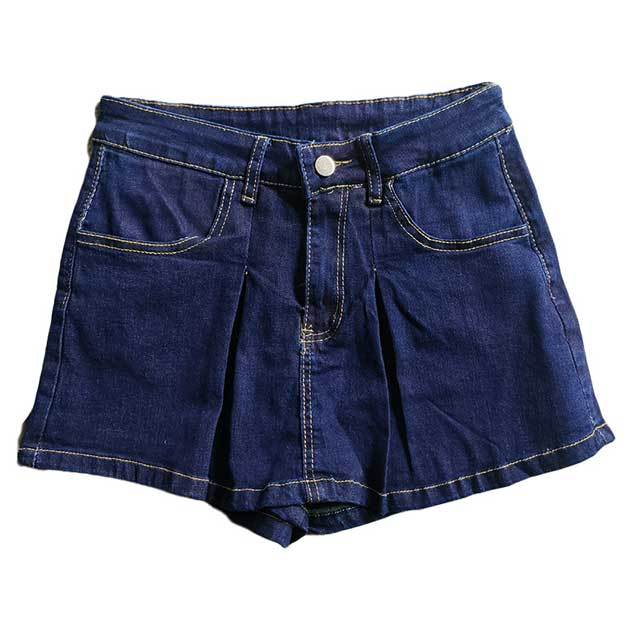 Vintage Wash Denim Shorts