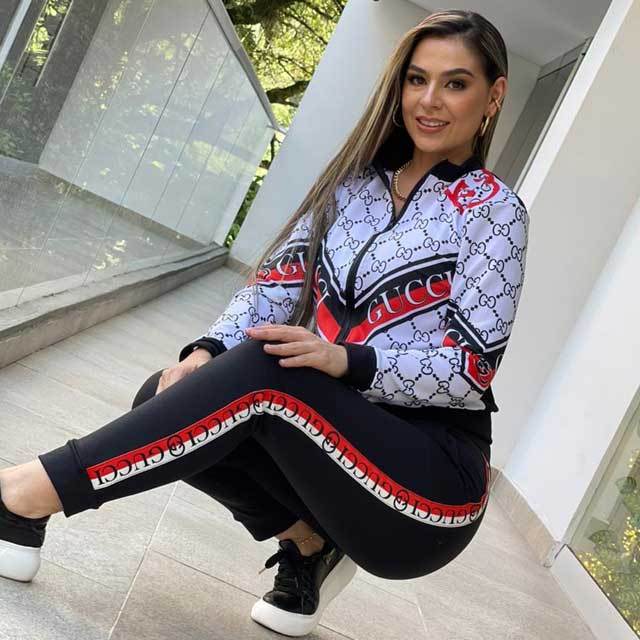 Printed Long Sleeve Jogging Suit