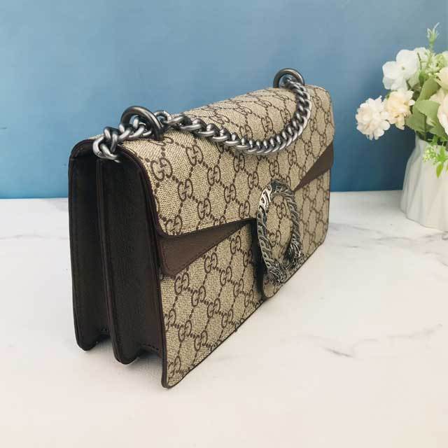 Printed Chained Crossbody Bag