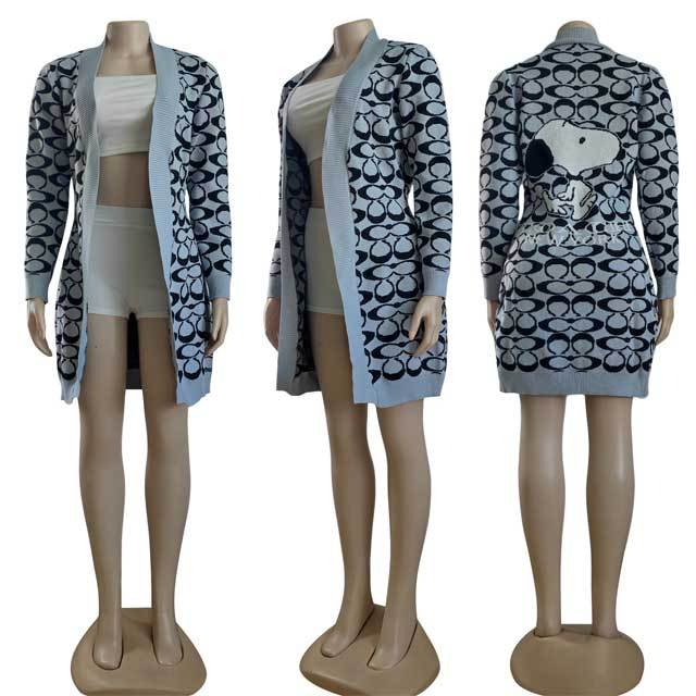 Knit Sweater Cardigan Coat