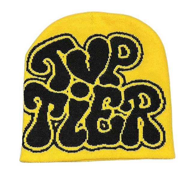 Jacquard Letters Woolen Knitted Beanies