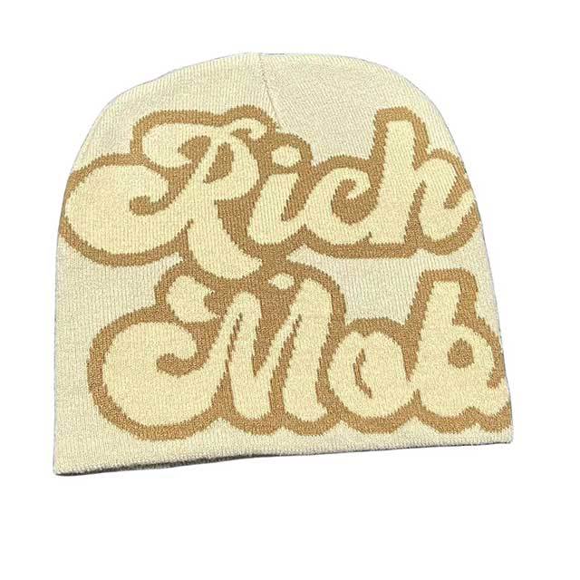 Lettered Woolen Casual Style Unisex Beanies Hat