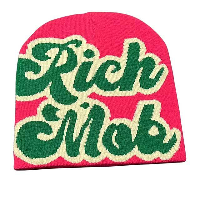 Lettered Woolen Casual Style Unisex Beanies Hat