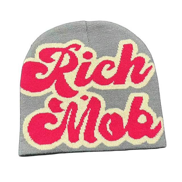 Lettered Woolen Casual Style Unisex Beanies Hat
