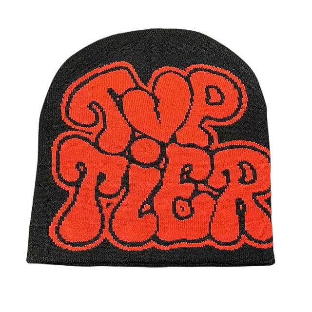 Jacquard Letters Woolen Knitted Beanies