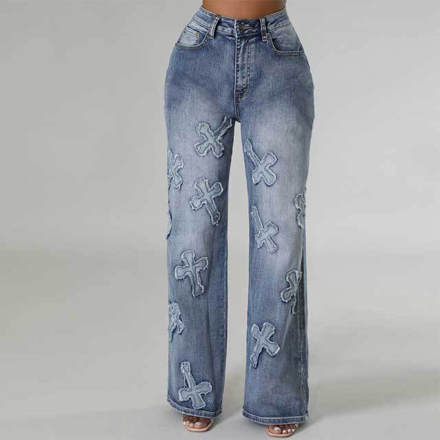 Retro High Waist Punk Boyfriend Jeans