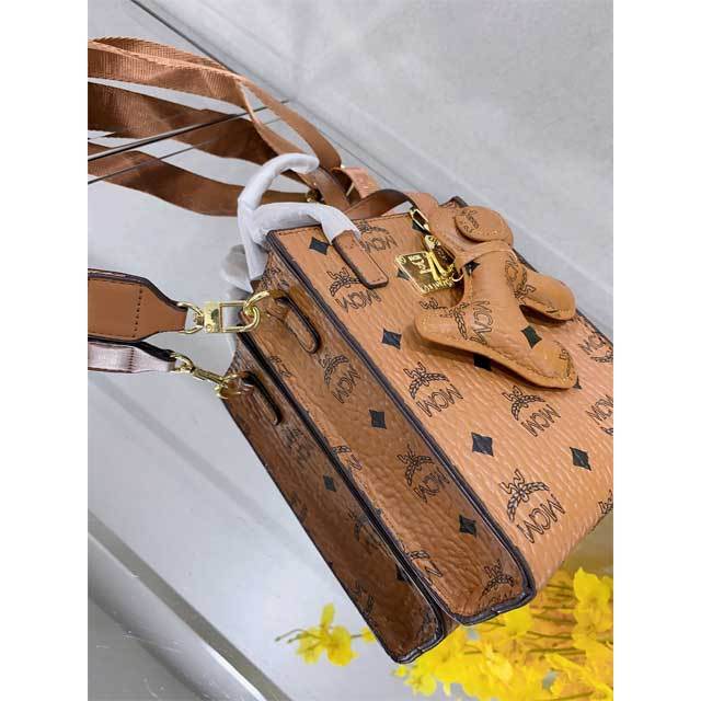 Leather Rectangle Crossbody Handbag