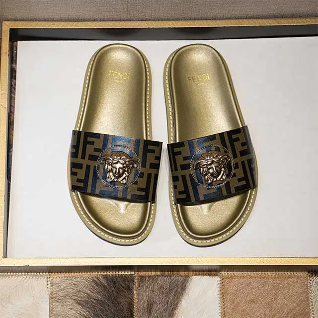 Casual Style Open Toe Letters Design Flat Slides