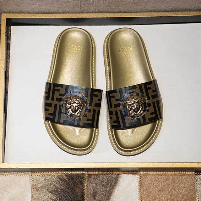 Casual Style Open Toe Letters Design Flat Slides
