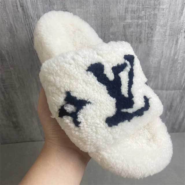 Winter Fashion Casual Fuzzy Slides Shoes