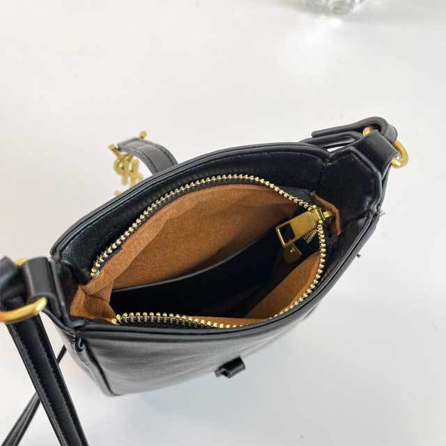 Fashion Letter Leather Crossbody Bag