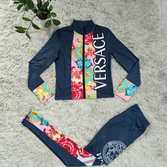 Printed Long Sleeve Casual Tracksuit