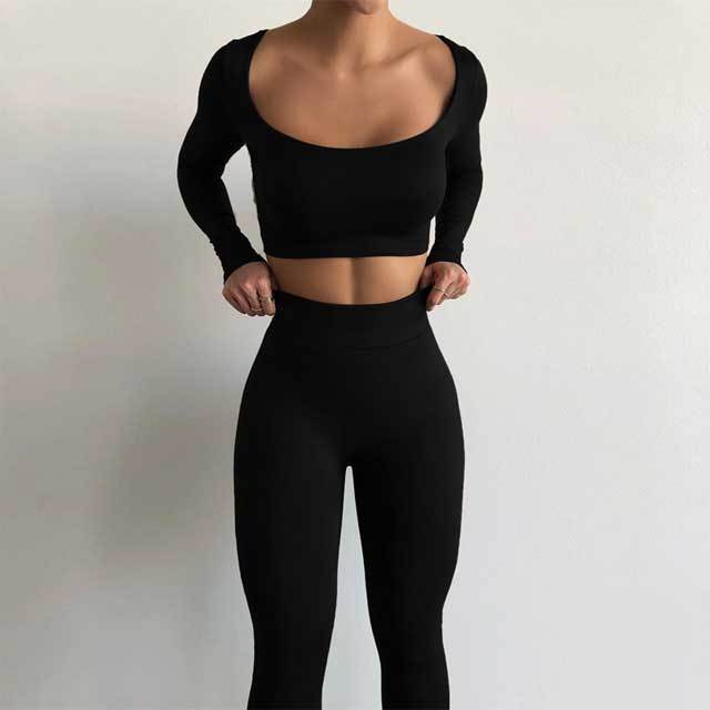 Basic Long Sleeve Jogging Suit