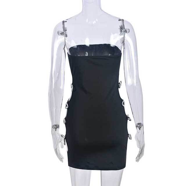 Hollow Out Bodycon Tube Dress