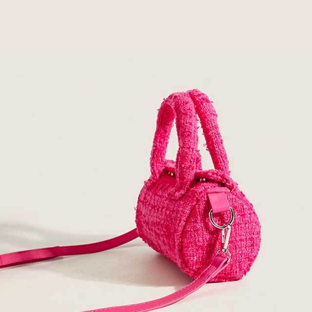 Fashion Design Cylindrical Crossbody Pillow Bag