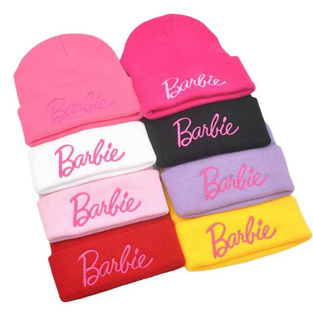 Letters Embroidered Knitted Beanie Hat