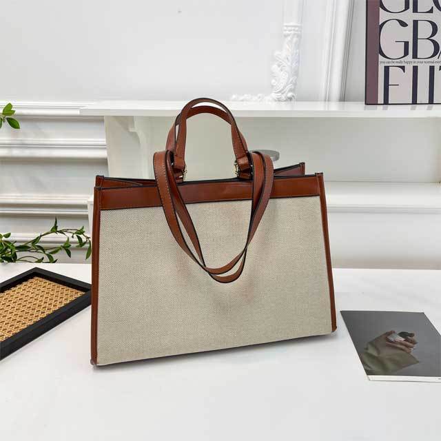 Fashion Print Women Shopping Handbag