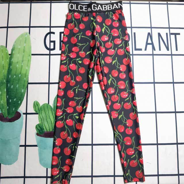 Cherry Print Long Sleeve Jogging Suit