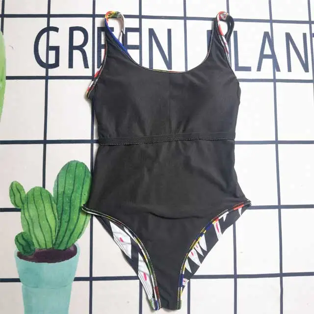 Printed Backless Fashion Swimsuit