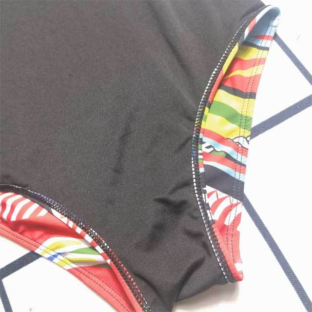 Printed Halter Backless One Piece