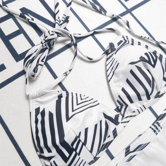 Printed Strappy Bikini Set