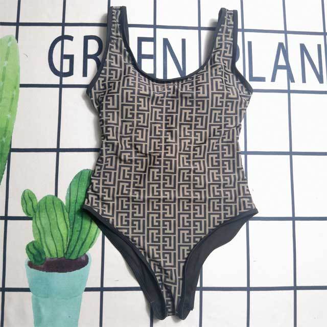 Printed Fashion Backless Women Swimsuit