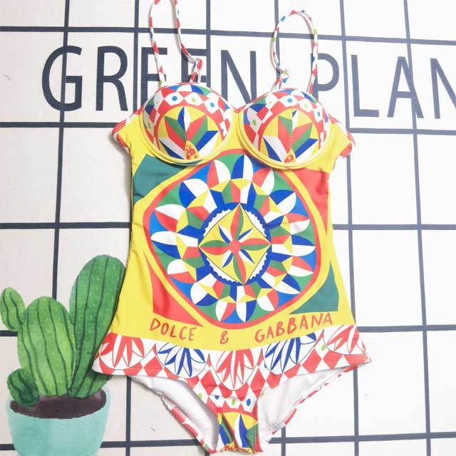 Printed Cami Sexy One Piece