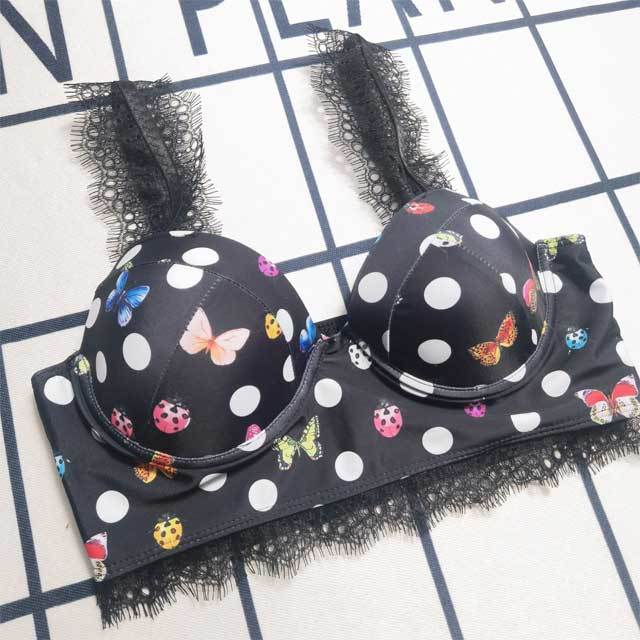 Butterfly Print High Waist Bathing Suit