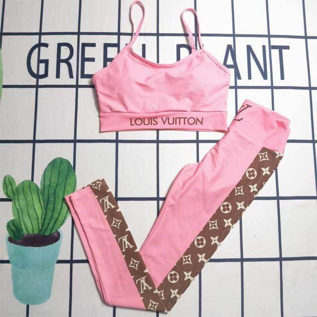 Printed Bra Top Skinny Jogger Set