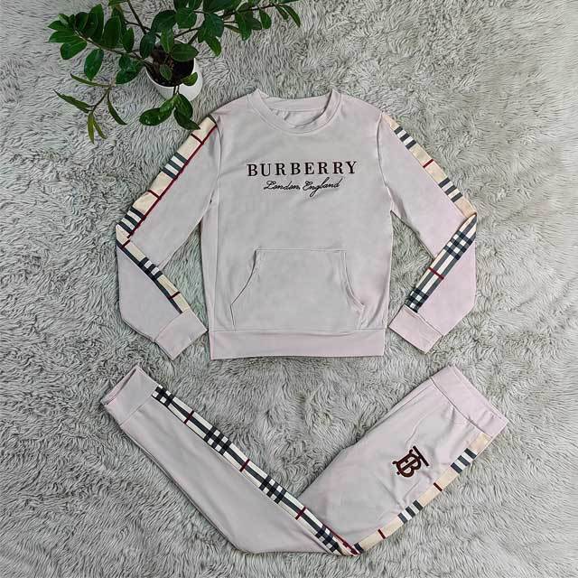 Embroidery Plaid Casual Jogging Suit