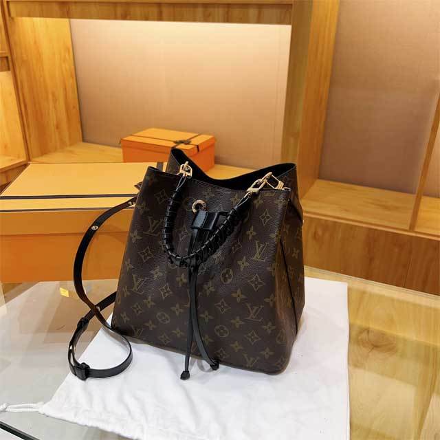Leather Fashion Printed Bucket Bag