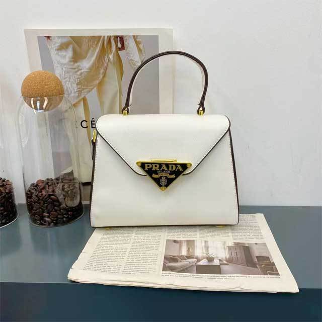 Fashion Logo Leather Crossbody Handbag