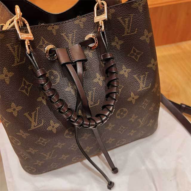 Leather Fashion Printed Bucket Bag