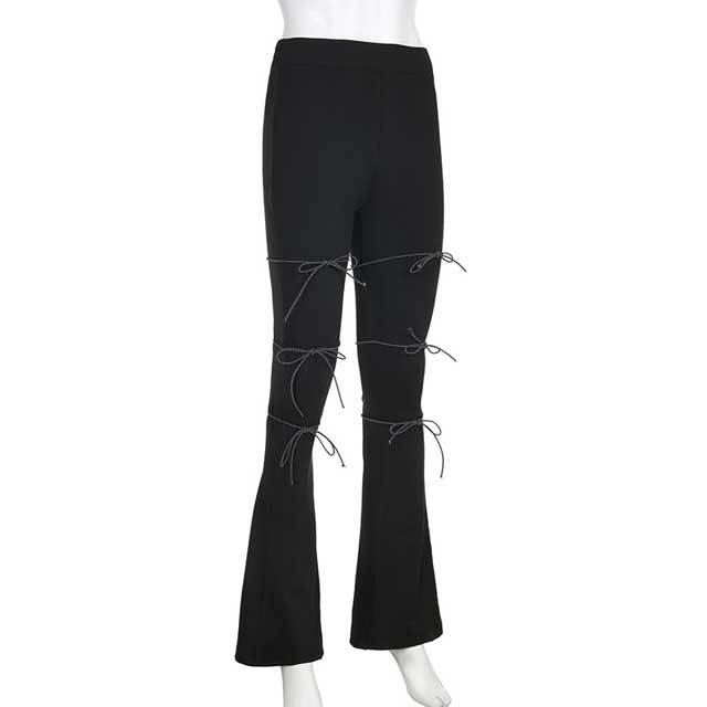 Strappy High Waist Jogger Pant