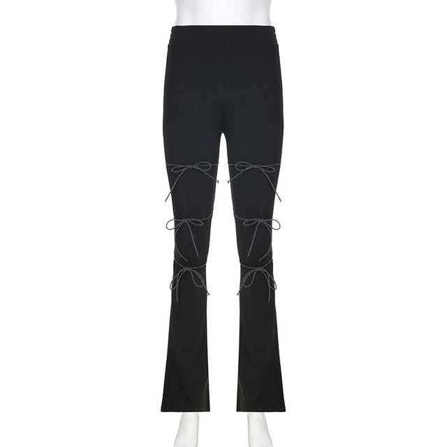 Strappy High Waist Jogger Pant