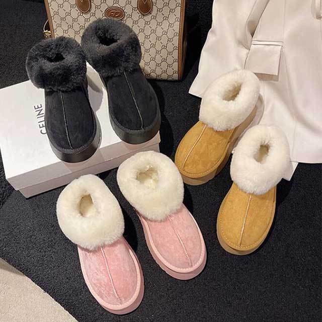 Winter Fashion Slip-on Snow Boots