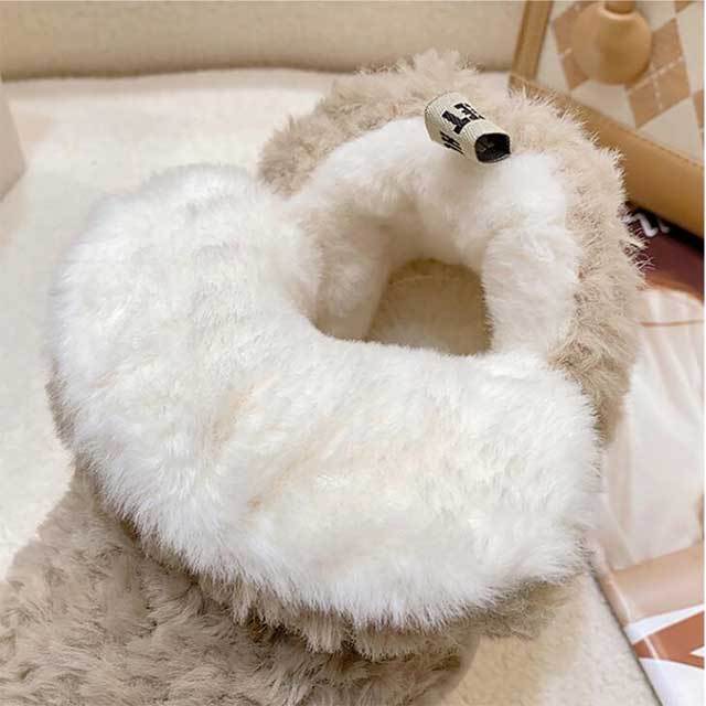 Solid Color Furry Ankle Snow Boots