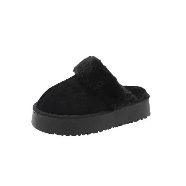 New Winter Outerwear Home Thick-soled Furry Slippers