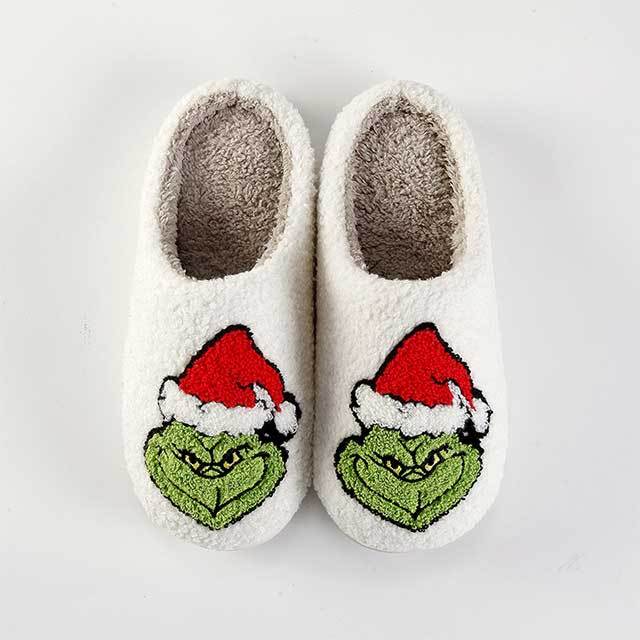 Christmas Fashion Design Comfortable Furry Shoes