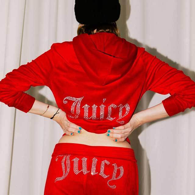 Rhinestones Velvet Casual Jogging Suit