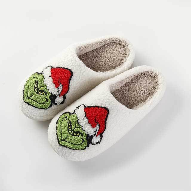 Christmas Fashion Design Comfortable Furry Shoes