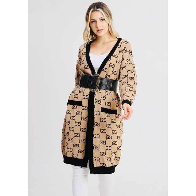 Knit Sweater Cardigan Coat