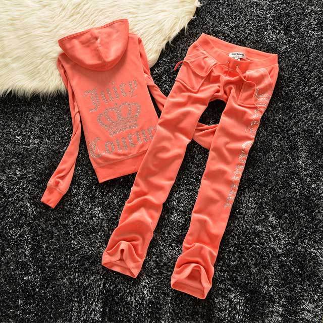 Rhinestones Velvet Casual Tracksuit Set