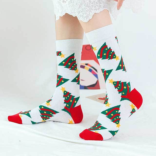 Christmas Fashion Pattern Print Socks