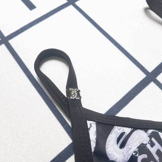 Rhinestones Printed Sexy One Piece