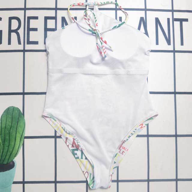 Halter Printed Sexy One Piece