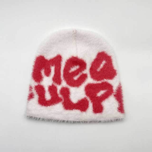 Furry Style Knitted Hat Beanie