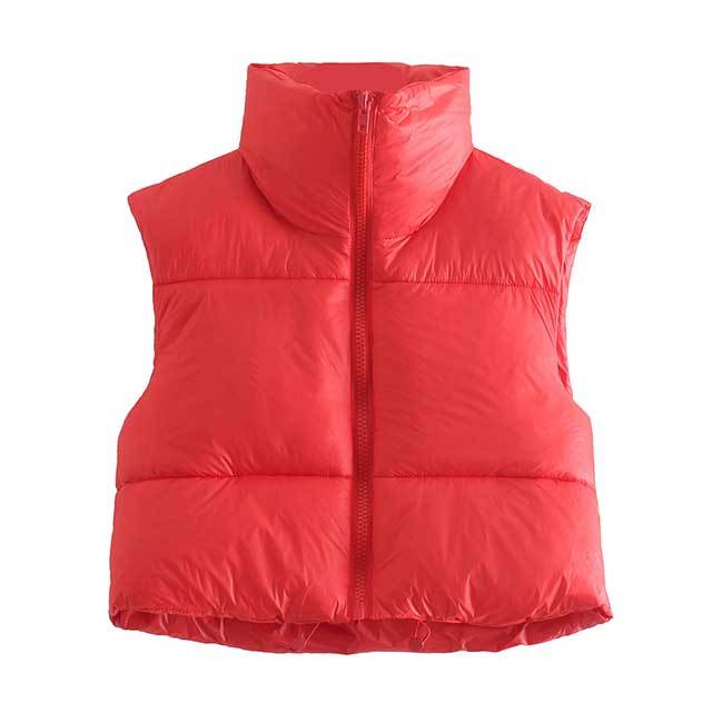 Casual Sleeveless Stand Collar Vest Jacket